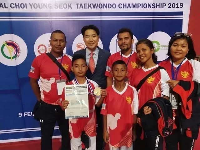 Mohammad haikal ghifary atlet taekwondo indonesia