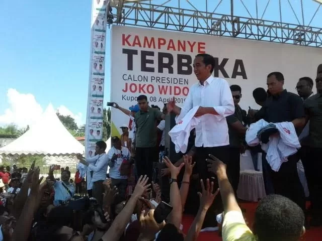 Jokowi kampanye terbuka di kupang